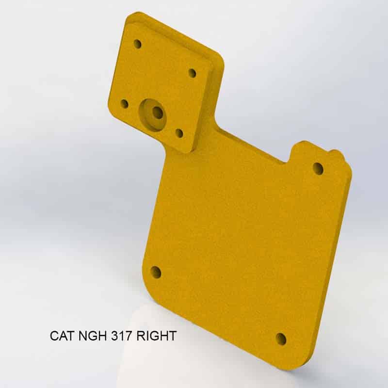 CAT NGH 317 Mast Mount Plate Right Side