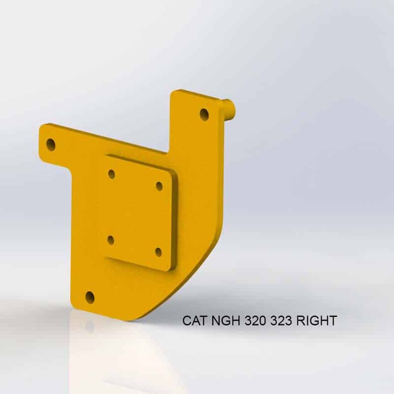 CAT NGH 320/323 Mast Mount Plates Right